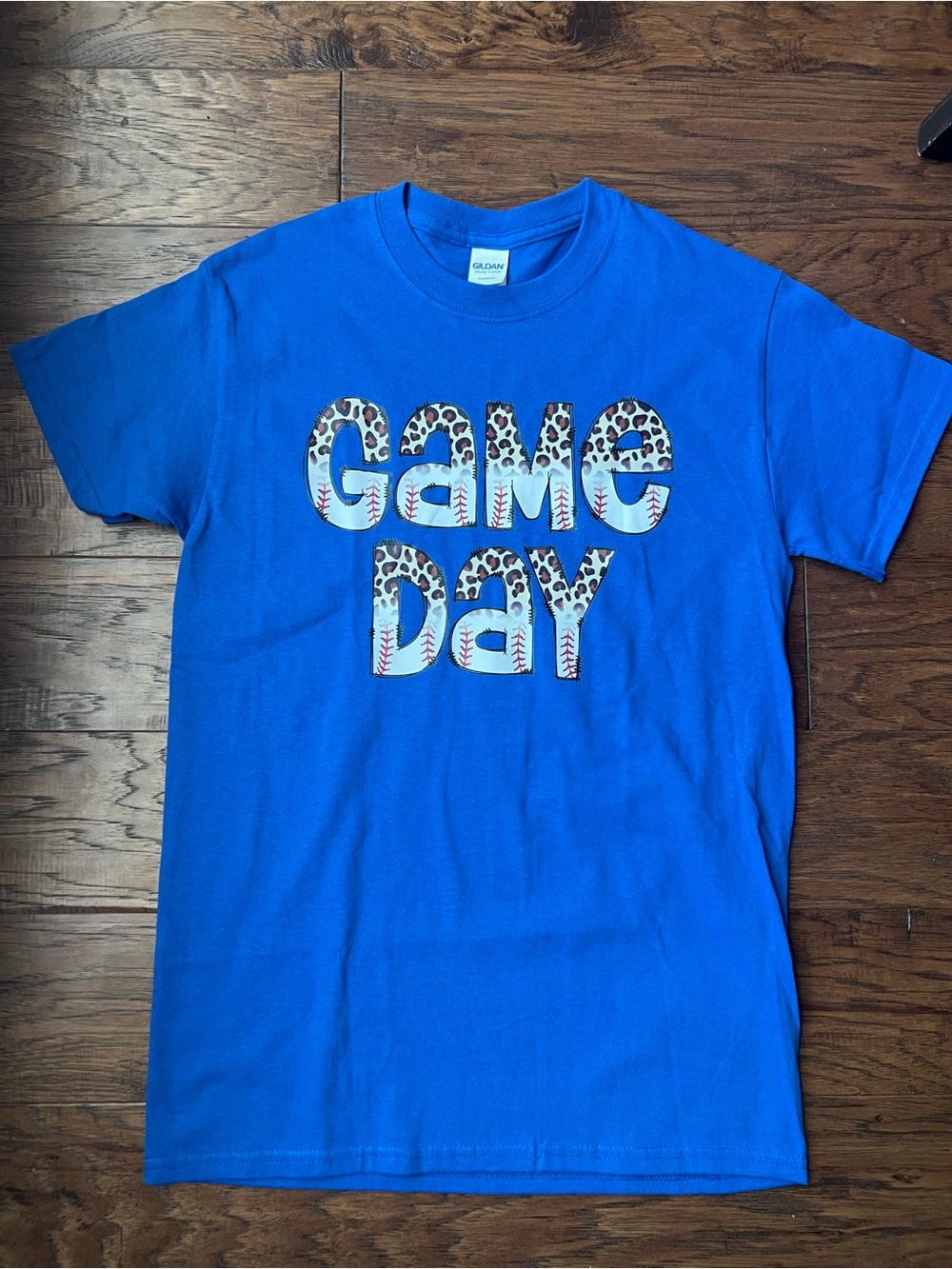 Gildan Royal Blue 'Game Day' Graphic Tee